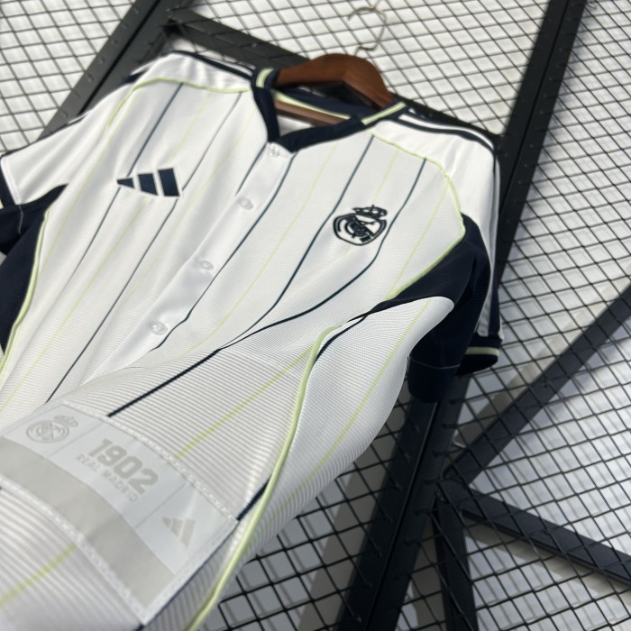 2025-2026 Real Madrid USpack Baseball Jersey MLB Shirt