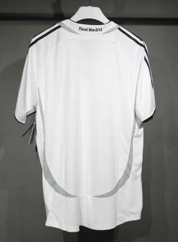 Player Version Retro Jersey 2006-2007 Real Madrid Home Soccer Jersey Vintage Real Camisetas de Futbol