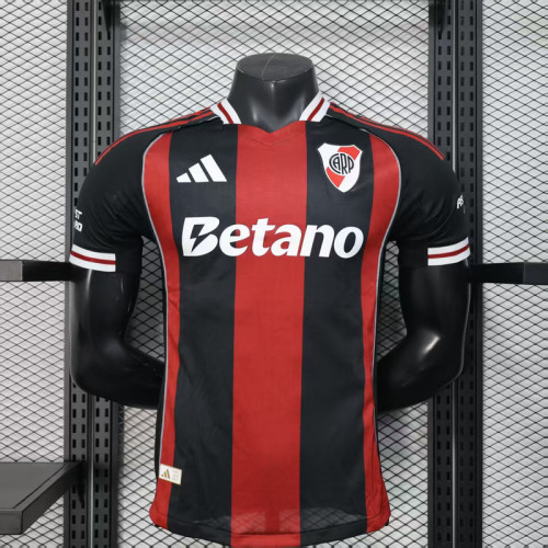 with Sponor Logo Player Version 2025-2026 River Plate Away Soccer Jersey Football Shirt