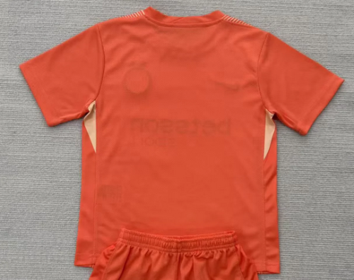 Fan Version 2025-2026 Inter Milan Orange Goalkeeper Football Shirt Soccer Jersey