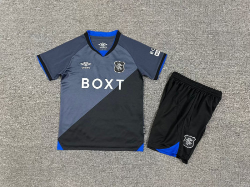 Youth Uniform Kids Kit 2025-2026 Rangers Third Away Soccer Jersey Shorts Child Football Set