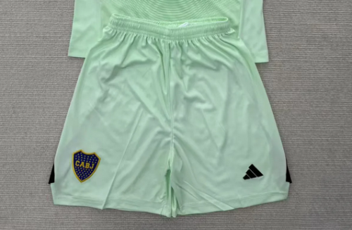 Fan Version 2025-2026 Boca Juniors Green Goalkeeper Soccer Shorts Football Shorts