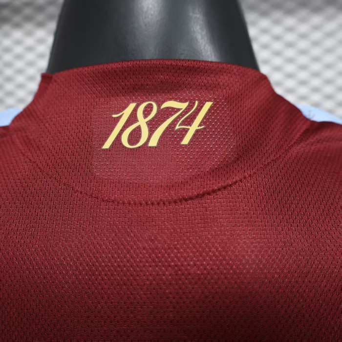 Player Version 2025-2026 Aston Villa Home Football Shirt Soccer Jersey