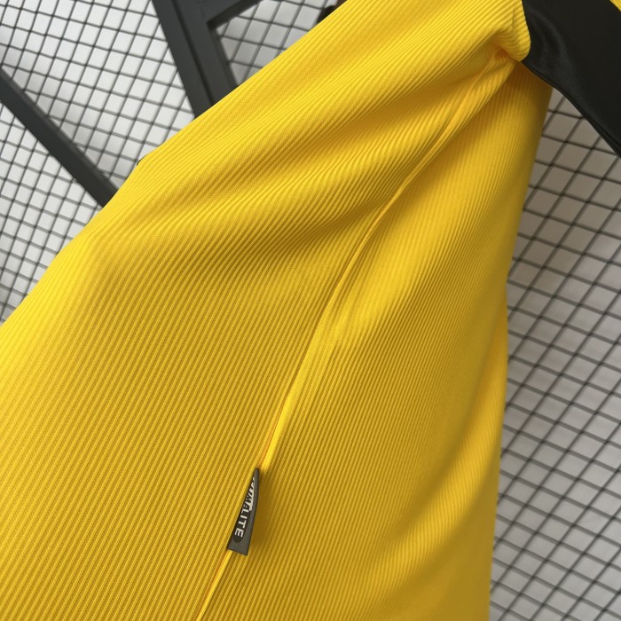 Retro Jersey 1999-2000 AC Milan Away Yellow Soccer Jersey Vintage Football Shirt