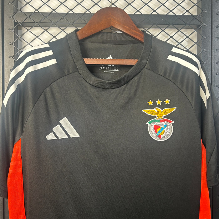 Fan Version 2025-2026 Benfica Black Soccer Training Jersey Football Shirt