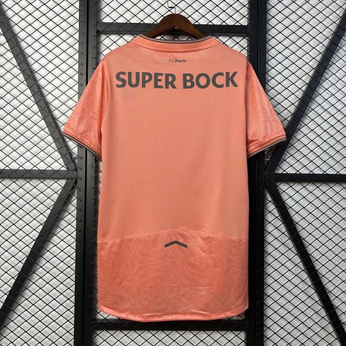 Fan Version 2025-2026 Porto Away Pink Soccer Jersey Football Shirt