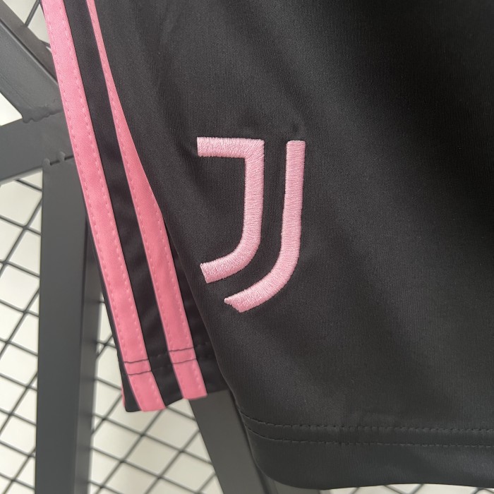 Fan Version 2025-2026 Juventus Home Soccer Shorts Football Shorts