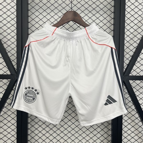 Fan Version 2025-2026 Bayern Munich Away Soccer Shorts Football Shorts