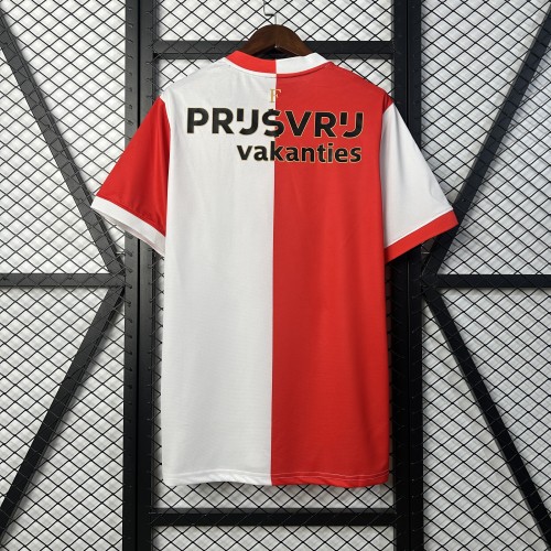 Fan Version 2025-2026 Feyenoord Rotterdam Home Soccer Jersey Football Shirt