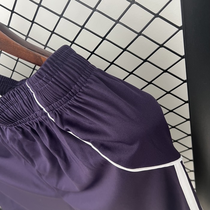 Fan Version 2025-2026 Manchester United Purple Soccer Shorts Football Shorts