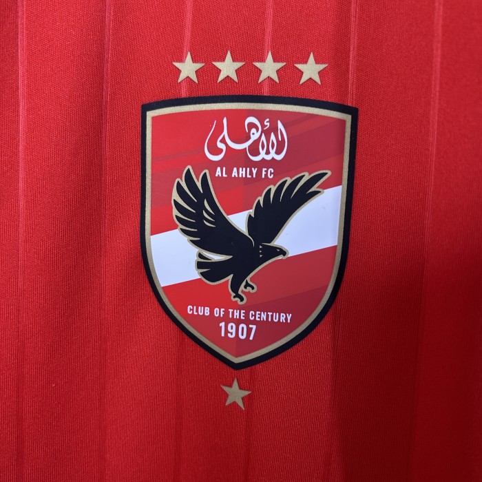 Fans Version 2025-2026 Al Ahly Home Soccer Jersey Football Shirt