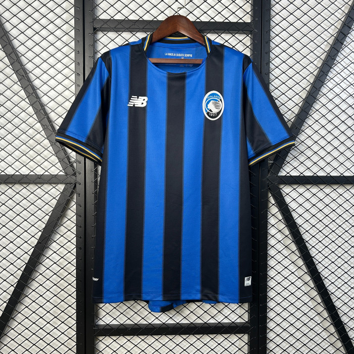 Fan Version 2025-2026 Atlanta Bergamasca Calcio Home Soccer Jersey Football Shirt