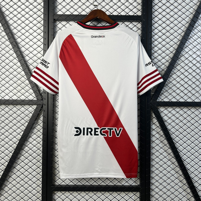 without Sponor Logo Fans Version 2025-2026 River Plate Home Soccer Jersey Football Shirt