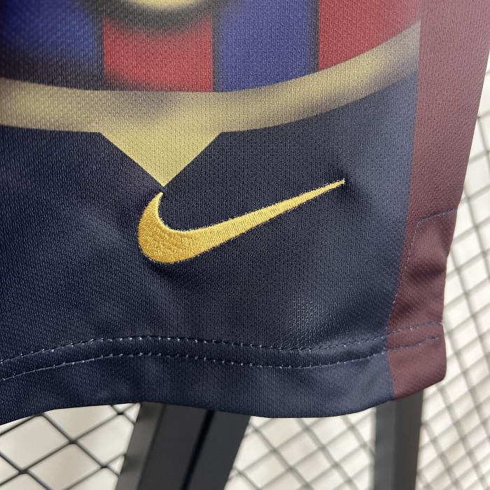 Travis Scott 2025-2026 Barcelona Retro Model Soccer Shorts Football Shorts