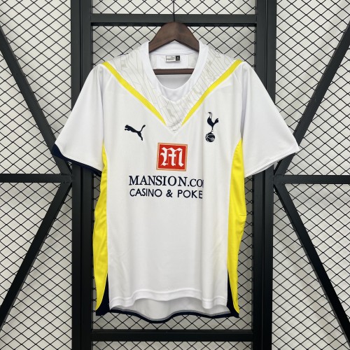 Retro Spurs Shirt 2009-2010 TOT Home Soccer Jersey Vintage Football Shirt