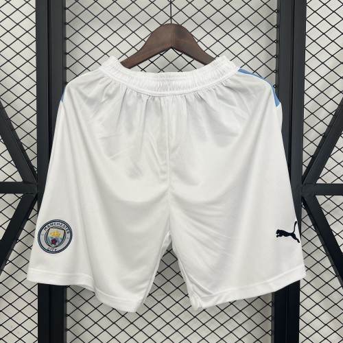Fan Version 2025-2026 Manchester City Home Soccer Shorts Football Shorts