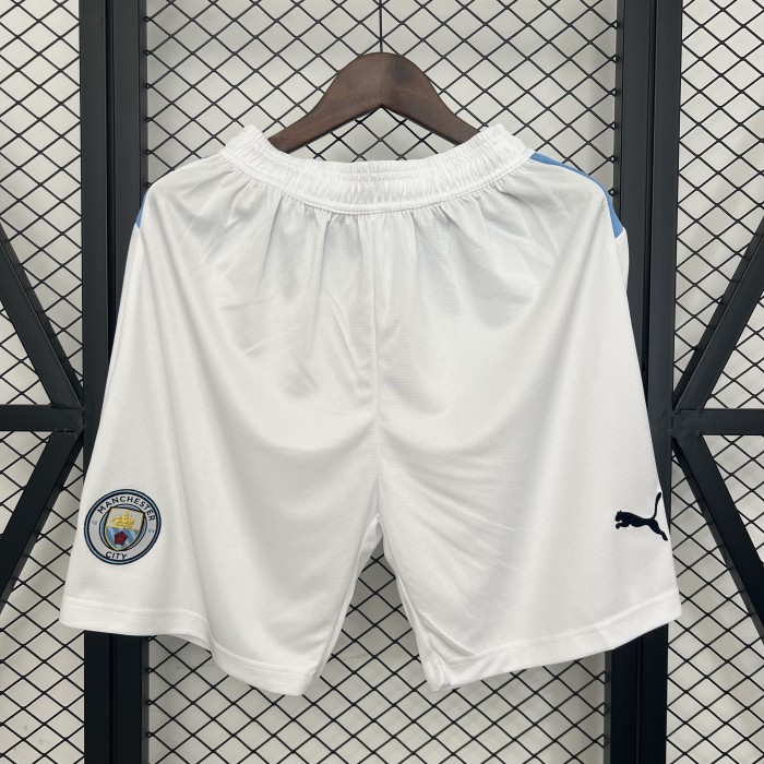 Fan Version 2025-2026 Manchester City Home Soccer Shorts Football Shorts