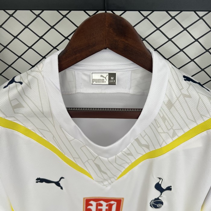 Retro Spurs Shirt 2009-2010 TOT Home Soccer Jersey Vintage Football Shirt