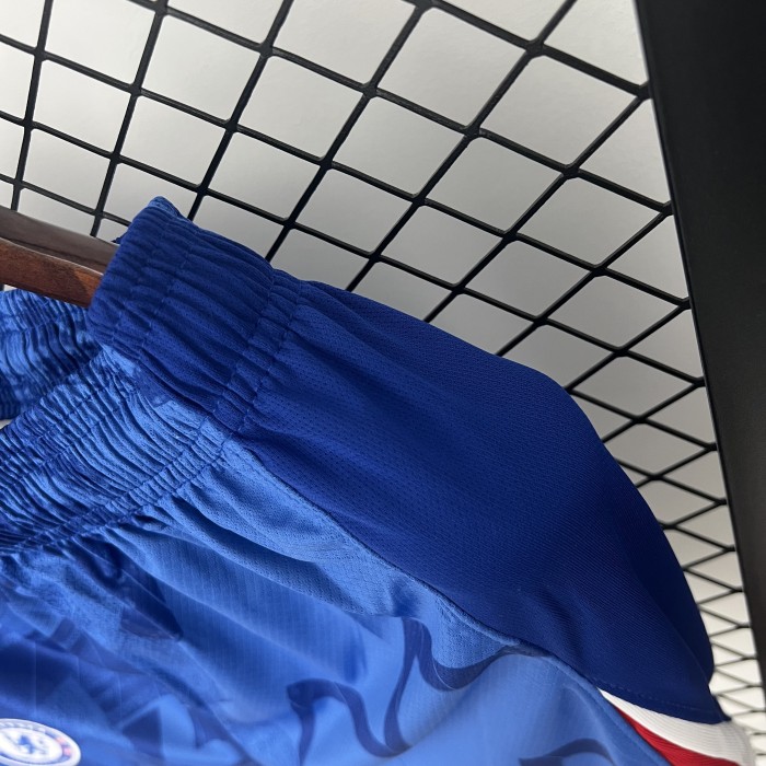 Fan Version 2025-2026 Chelsea Home Soccer Shorts Football Shorts