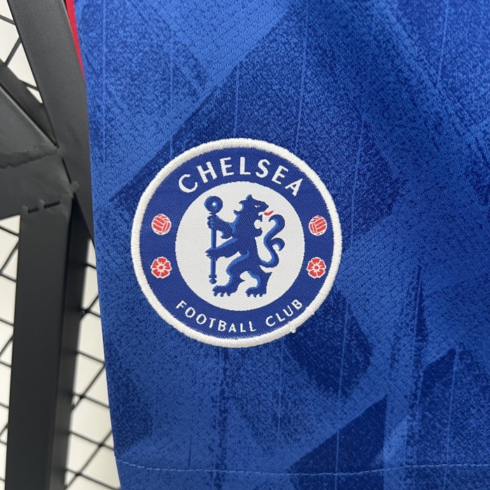 Fan Version 2025-2026 Chelsea Home Soccer Shorts Football Shorts