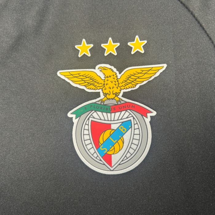 Fan Version 2025-2026 Benfica Black Soccer Training Jersey Football Shirt