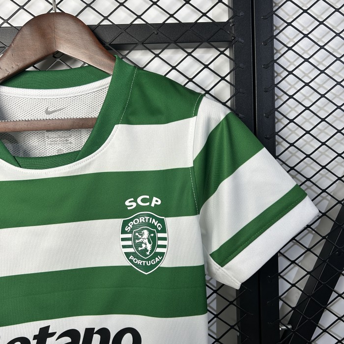 Women 2025-2026 Sporting Lisbon Home Soccer Jersey Girl Football Shirt
