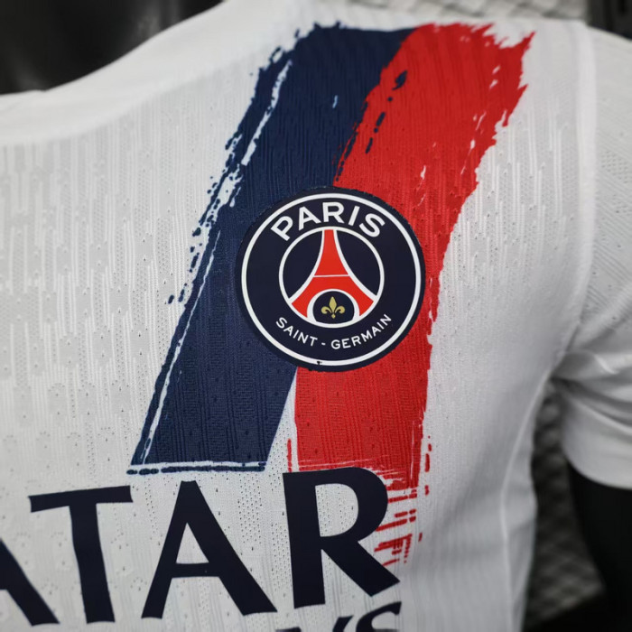 Player Version 2025-2026 PSG White Special Edition Soccer Jersey Paris Football Maillot