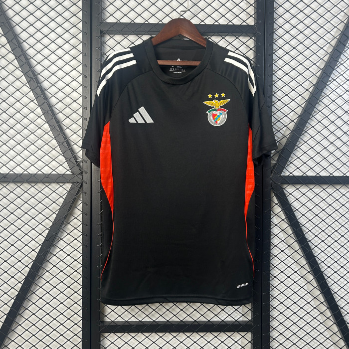 Fan Version 2025-2026 Benfica Black Soccer Training Jersey Football Shirt