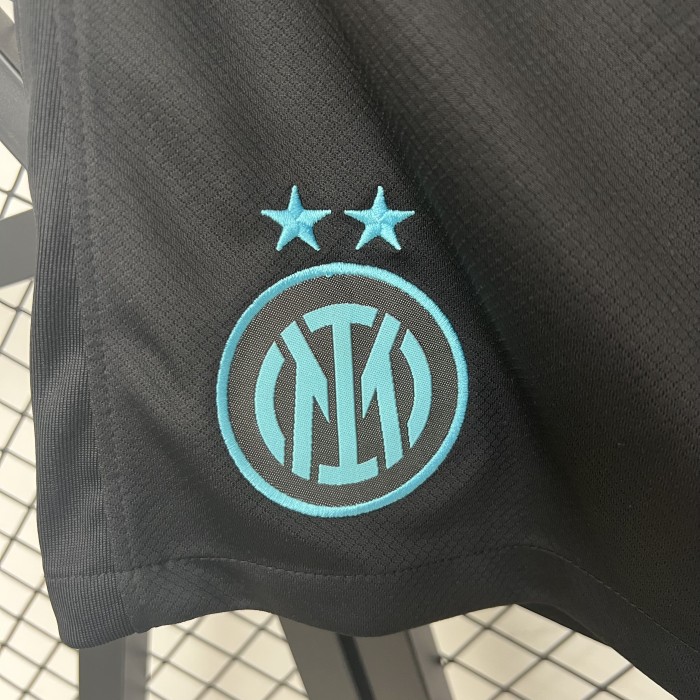 Fan Version 2025-2026 Inter Milan Home Soccer Shorts Football Shorts