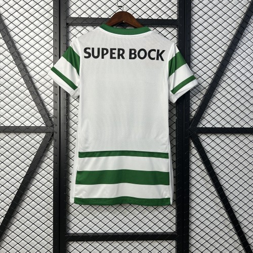 Women 2025-2026 Sporting Lisbon Home Soccer Jersey Girl Football Shirt