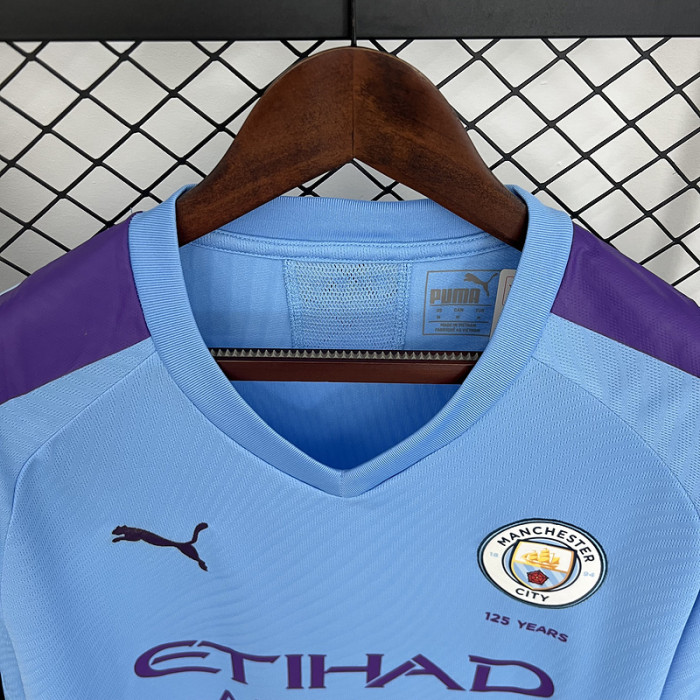 Retro Jersey 2019-2020 Manchester City Home Soccer Jersey Vintage Football Shirt