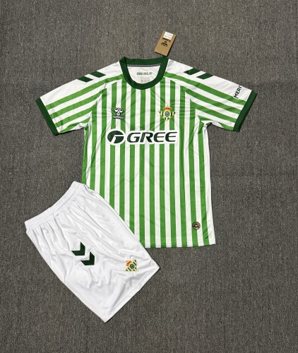 Adult Uniform 2025-2026 Real Betis Conference Final Soccer Jersey Shorts Men's Football Kit