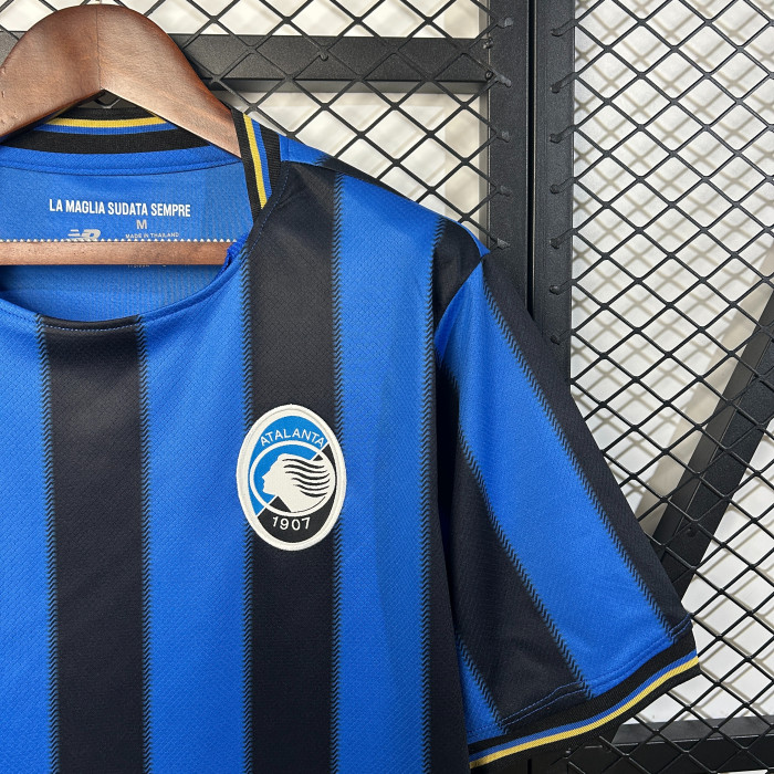 Fan Version 2025-2026 Atlanta Bergamasca Calcio Home Soccer Jersey Football Shirt