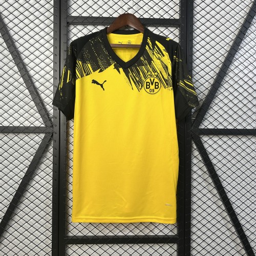 without Sponor Logo Fan Version 2025-2026 Borussia Dortmund Home Soccer Jersey BVB Football Shirt