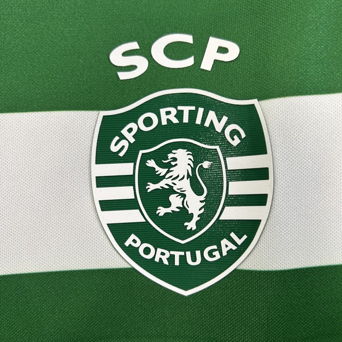 Women 2025-2026 Sporting Lisbon Home Soccer Jersey Girl Football Shirt