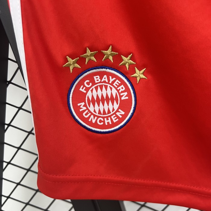 Fan Version 2025-2026 Bayern Munich Home Soccer Shorts