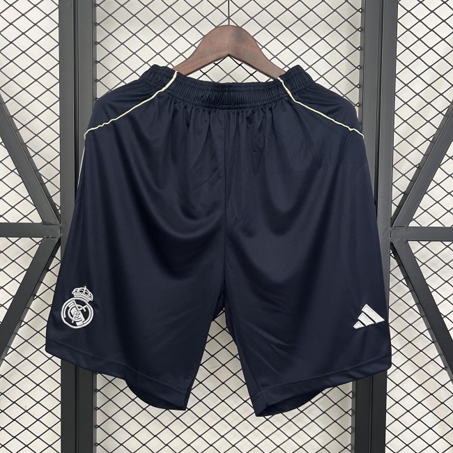 Fan Version 2025-2026 Real Madrid Away Soccer Shorts Football Shorts