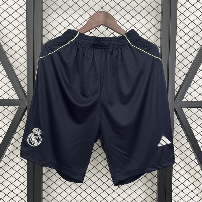 Fan Version 2025-2026 Real Madrid Away Soccer Shorts Football Shorts