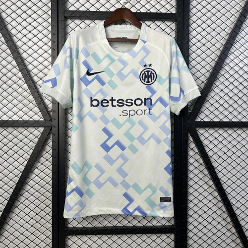 with Sponor Logo Fan Version 2025-2026 Inter Milan Away Soccer Jersey Football Shirt