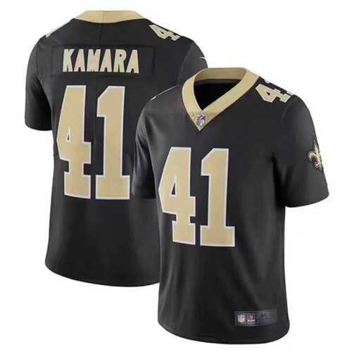 2025 New Orleans Saints 41 KAMARA Black NFL Jersey