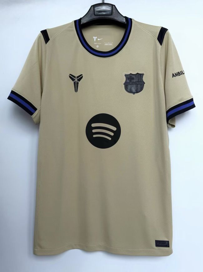 Barca Camisetas de Futbol Fans Version 2025-2026 Barcelona Away Soccer Jersey