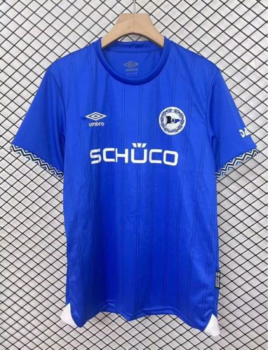 Fan Version 2025-2026 Arminia Bielefeld Home Soccer Jersey Football Shirt
