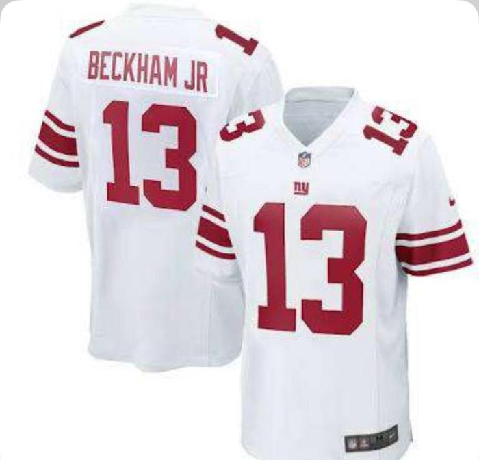 New York Giants BECKHAM JR.13 White NFL Jersey