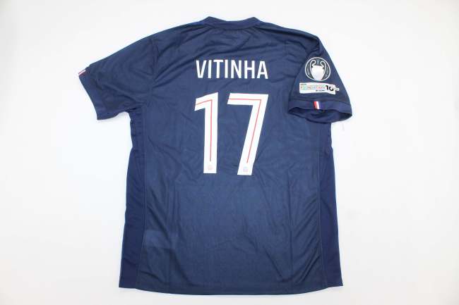 with UCL Winner Patch Fan Version 2025-2026 PSG VITINHA 17 Home Soccer Jersey Paris Football Maillot