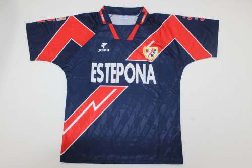 Retro Jersey 1995-1996 Rayo Vallecano Away Soccer Jersey Vintage Camisetas de Futbol
