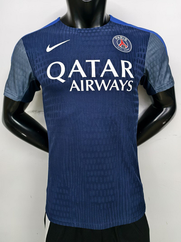 Player Version 2025-2026 PSG Blue Special Edition Soccer Jersey Paris Football Maillot