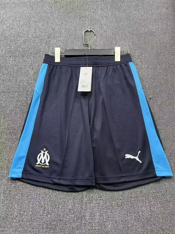 Fan Version 2025-2026 Marseille Away Soccer Shorts Football Shorts