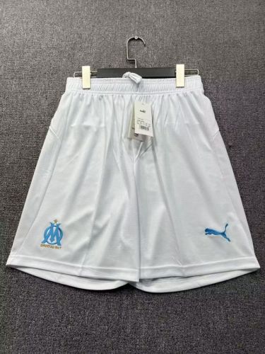 Fan Version 2025-2026 Marseille Home Soccer Shorts Football Shorts