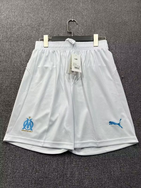 Fan Version 2025-2026 Marseille Home Soccer Shorts Football Shorts