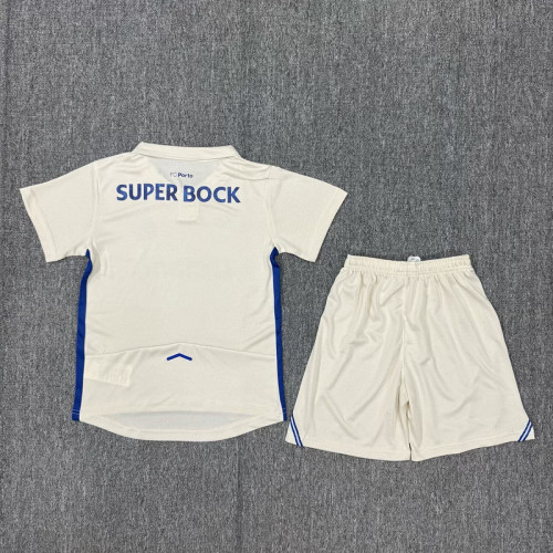 Youth Uniform Kids Kit 2025-2026 Porto Third Away Soccer Jersey Shorts Child Football Set